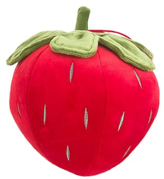 Genérico Muñeca Fresa,Cojines Rellenos de 30 cm - Peluche De Fruta Realista,para Decoración De Dormitorio Y Sofá Infantil, Regalo De Cumpleaños Y Pascua, Detalle para Fiestas Y Reyes