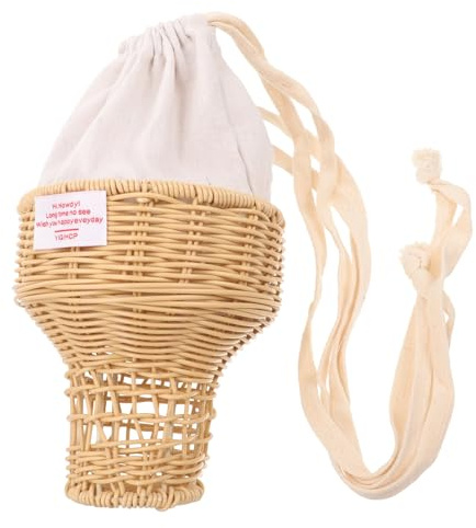 HOMSFOU Paquet Bandoulière pour Adolescentes en Coton et Plastique Petit Paquet Seau de Glace Original pour Fille Préadolescente Accessoire Kawaii pour Usage Quotidien Présent