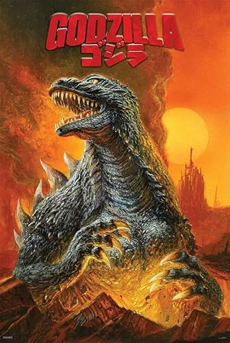 Pyramid International Godzilla Poster Rise Up – Monster Film Wandposter 61 x 91,5 cm – Epische Kaiju Wall Art – Action Kino Deko für Fans