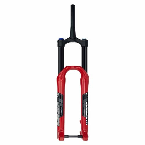 BSFHQS 27.5/29inch Downhill Mountain Bike Suspension Air Fork Travel 180mm 1-1/2 Tapered Disc Brake Front Fork Thru Axle 15 * 110mm Boost Damping Adjustment