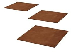 MySteel | Cortenstahl Trittplatte - Viereckig - 30x30cm - Rostfarbe