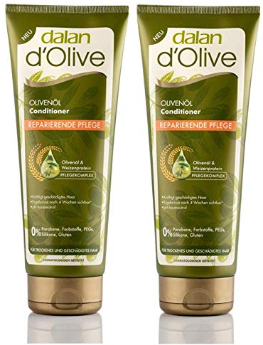 2x Dalan d´Olive Haarspülung Repair Pflege 200ml
