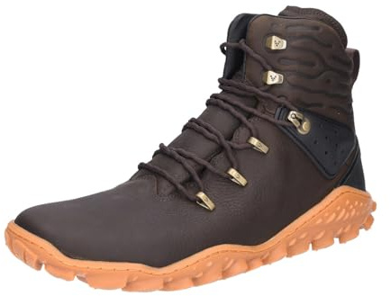 VIVOBAREFOOT Tracker Forest ESC, Mens Leather And Wool Hiking Trainers With Barefoot Sole