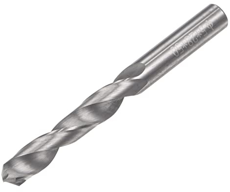 sourcing map Plein Carbure Hélicoïdal Foret Pointes 5mm C2/K20 Tungstène | Droite Tige Spirale Cannelures Perçage Fraise
