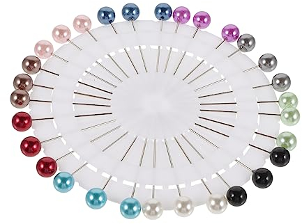 LALAFINA Perlenschalnadel Gerade Hijab Button Metall Perlen Hijab Accessoire Für Frauen Schalclip Klein Modisch Elegant Schals Hochzeit