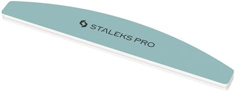 STALEKS PRO 4 piezas Lima buffer pulidor soft forma media luna doble cara. Grano 400/3000