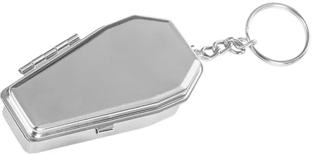 Garneck Metall Schlüsselanhänger Tasche Aschenbecher Mini Sarg Form Aschenbecher Schlüsselanhänger Einzigartige