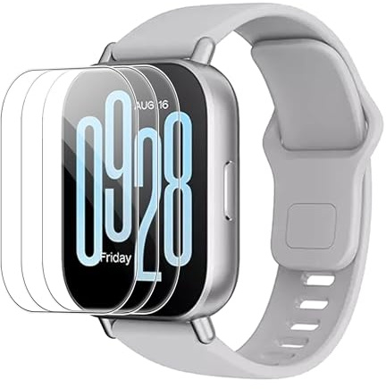 Rojeuinn 3 Pezzi vetro temperato Pellicola Protettiva Xiaomi Redmi Watch 5 Active,Senza Bolle,Anti-Scratch