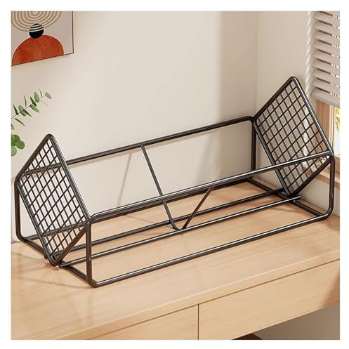 Generisch Iron Art Desktop-Organizer-Regal, Lagerregal, Ausstellungsregal for Bürobedarf, Küche, Badezimmer, kleines Bücherregal auf der Arbeitsplatte(30x20x20cm)