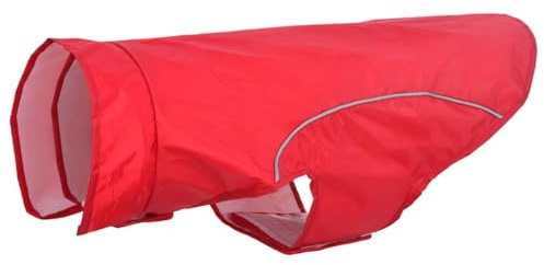 vidaXL Hunde Regenmantel mit Reflexstreifen Polyester Rot XL