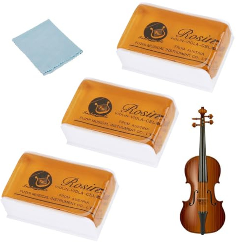 Kolophonium, 3-teilig Geige Kolophonium, Kolophonium Geige Für Violinen, Cello Kolophonium, Kolophonium Natürliches, Natürliches Kolophonium Geige, Staubarmes Rosin