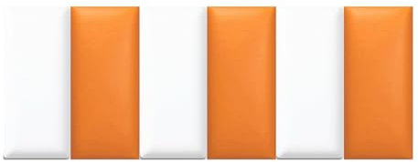 Lot de 6 panneaux muraux anti-collision, rembourrage acoustique, tête de lit autision, rembourrage acoustique, tête de lit autocollante pour : décoration murale adhésive de chambre à coucher