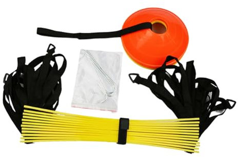 Baoblaze Agility Ladder Speed ​​Training Equipment Set Soccer Training Equipment Fitnesstraining für Volleyball Home Fitnessstudio Rugby