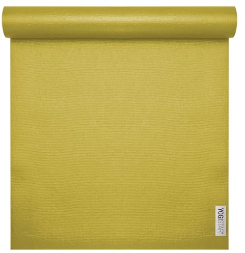 Yogimat® Studio Yogamatte - Extra Wide Curry - Besonders Breit für Yoga