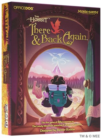 Asmodee | The Hobbit: There and Back Again | Dice Strategy Game | Ages 10+ | 1-4 Players | 30+ Minutes Playing Time