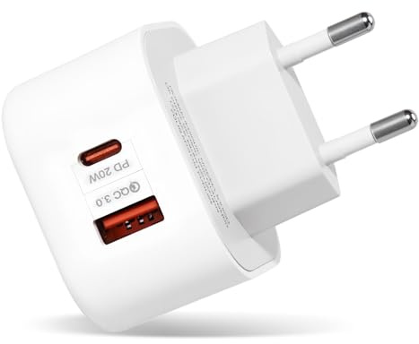 Vexnaro Adaptador Enchufe USB Doble Puerto, Cargador USB Plano 5V 2.1A Compatible con Tomas y Alargadores, Cargador Pared para Smartphones Tabletas e Books Dispositivos USB Múltiples (Cuadrado*1)