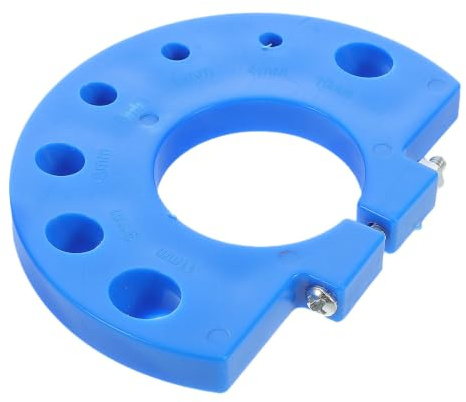 Toddmomy Accessoire de Meulage Polyvalent pour Forets Bleu en Plastique et Alliage, Affûteur de Forets pour Chantiers et Rénovation à Domicile