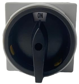 commutateur de sélection, 690 V 20 A avec grande plaque marche/arrêt(Grey Panel)