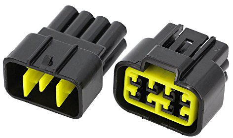 CNLW 5 Sets/Kits 8 Pin/Way Waterproof Electrical Wire Connectors DJ7081Y-2.3-11/21 Male and Female Automobile Connector