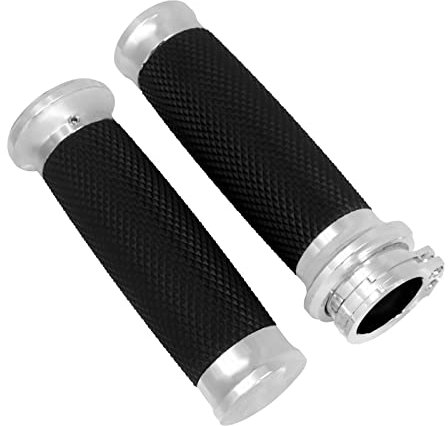 HDBUBALUS Handgriffe für Harley Softail Touring Dyna Sportster XL883 1200 XR VRSC, 25 mm