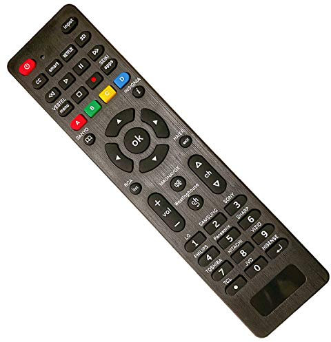 EAESE Telecomando Universale tv Compatibile con Telecomandi Multimarca Facile da Abbinare a Samsung LG Sony Sharp Philips Hitachi Toshiba TCL Insignia Hisense La configurazione della TV è semplice