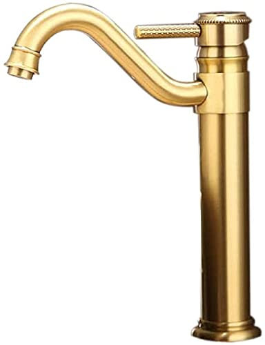 Faucet Adapter Kitchen Copper Sink Faucet Antique Brass Bathroom Sink Single-Handle Hot And Cold Water Faucet Countertop Mounted Washstand Crane Faucet