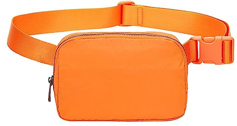 Hixingo Stylisch Bauchtasche für Damen und Herren, Hüfttasche Verstellbare Sport Groß Gürteltasche mit Reißverschluss für Outdoor Laufen Wandern Radfahren Gehen