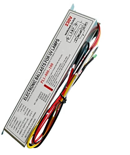 LAZIRO Pl1-800-100 Ballast électronique for 100W Single-Tinted 4 Broches, TUV36T5HO TUV55WHO GHO36T5L GPH893T5HO