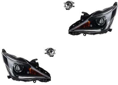 Johns, Scheinwerfer Satz Halogen passend für Toyota Aygo B4 05/2014-06/2018 Hir2 +Nebel