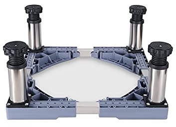 Adjustable Washing Machine Base Washing Machine Stand Base Adjustable Base with 4/8/12 Legs Anti Vibration Mute Washing Machine Stand Base Length/Width 47-67cm Dryer Ands