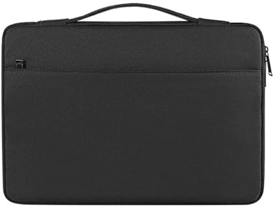 LJWDYS Funda para Portátil, 14,1 15,4 15,6 Pulgadas Impermeable Funda Ordenador PC Maletín(Black,15.6 Inch)