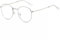 LNTICB® Lunettes Anti Lumière Bleue Homme et Femme Lunettes Gaming d'Ordinateur Lunettes pour Ecran Verres Transparent Ultra Légère Rétro Ronde Monture Métal Filtre UV400 Anti Fatigue Oculaire