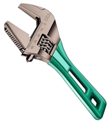 Llave corta y ancha, llave ajustable de apertura ancha, llave inglesa, llave inglesa de gran apertura, herramientas de baño