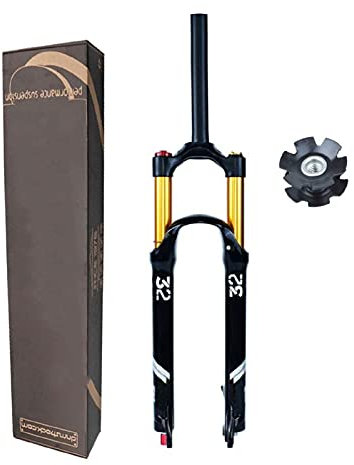 140 mm Federweg Mountainbike-Vorderradgabel, Luft-Mountainbike-Federgabel 26 27,5 29 Zoll Stoßdämpfer QR 9 mm 1-1/8 Zoll