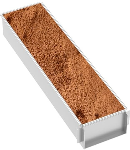 harupink Molde para tartas de tiramisú, rectangular, forma de tiramisú de aleación de aluminio, antiadherente, resistencia a altas temperaturas, para tartas de queso tiramisú (actividad)