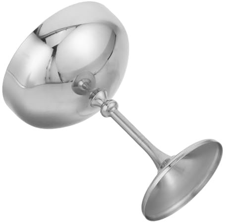 ULTECHNOVO Coppetta in Acciaio Inossidabile Per Dessert Coppette Rotonde Piedini Per Yogurt Caramelle Insalata Budino Di Frutta Riunioni e Feste