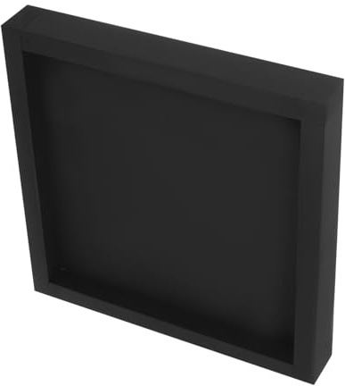 TOYZFRIENDY Plateau Carré pour Pot De Fleurs Noir 20x20 Cm en Plastique Épais Multifonction Intérieur Extérieur Antidérapant Plateau De Jardin Étanche pour Balcon Et Maison
