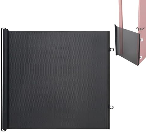 Puerta Seguridad Bebé Extensibles - Barrera Seguridad Nños Y Perros | Puerta Retráctil para Mascotas | Reja Retráctil para Mascotas De Malla | Barrera para Perros | Pantalla Telescópica para Gatos