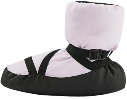 Hixingo Botas Calentamiento Ballet, 34-45 Zapatillas de Ballet Mujer Invierno Cálidas Botas de Calentamiento Ballet Gomas de Sujeción para Práctica de Baile (XX-Small,BD26 Morado Claro)