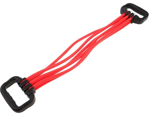 MAGICLULU Expansor de Pecho Ajustable para Hombres Banda Elástica Resistente para Hombros y Espalda Equipo de Entrenamiento para Gimnasio Casa Banda de Estiramiento para Brazos Cuerda
