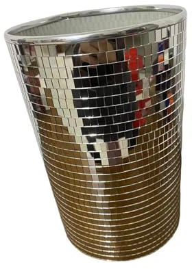 RNXRZANK Glass Ice Bucket Ice Tub Cooling Bucket for Backyard Barbecue Home Banquet