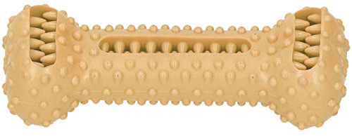 Acouto Hundtänder Tugga Toy Food Dispenser Borsta Stick Husdjursvårdsverktyg Kaffeslipa Tänder en Tänd Hundtugg LeksakTPR Hundtugga ToyFood Dispenser Chew ToyDog Borsta StickDog Tandborste (Kaffe)