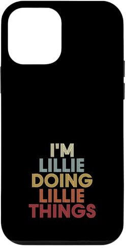Custodia per iPhone 12 mini Lillie Name Lillie Personalized Name First Given