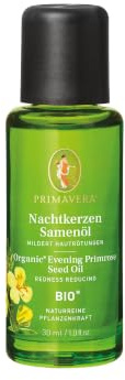 PRIMAVERA Pflegeöl Nachtkerzenöl bio* 2 x 30 ml – naturreine Pflanzenkraft – Glasflasche – Aromaöl, Körperöl, Naturkosmetik – lindernd, stärkend, stark beruhigend – vegan