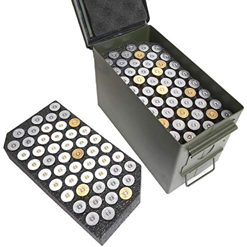Case Club Shotgun Shell Holder .50 Cal Ammo Can Foam (Pre-Cut, Closed Cell, Military Grade Foam)