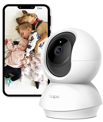 TP-Link Tapo C200(Renewed) Smart Security Camera, Baby Monitor, Indoor CCTV, 360° Rotational Views, Works with Alexa&Google Home, 1080p, 2-Way Audio, Night Vision, SD Storage, Device Sharing