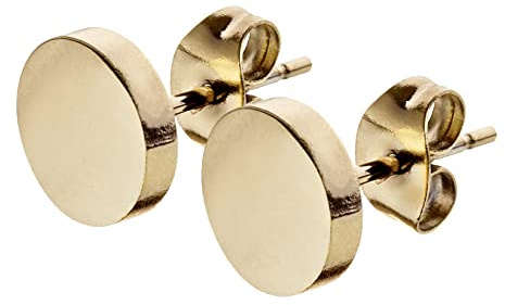 SMYKKO Orecchini OKOLI SILEA | Acciaio inossidabile | Tunnel | Finti Plugs | Donne | Ragazza | Acciaio | Orecchini | Rotondo | Bottoni, Acciaio inossidabile,