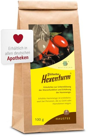 Weltecke Hexenturm-Tee lose 100 g | Nieren & Harnweg | Kräuter-Tee in Deutschland kontrolliert & frisch abgefüllt | Blüten-Tee mit Hibiskus, Holunder, Lavendel & mehr