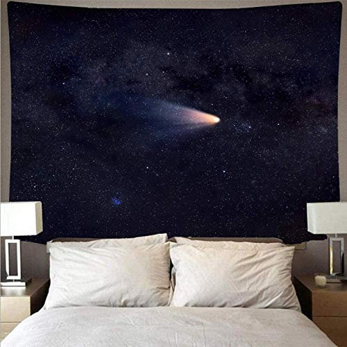 AdoDecor Tapisserie Universum Sternenhimmel Wandbehang Strandtuch Mandala Wandteppiche Dünne Yogadecke Wandverkleidung