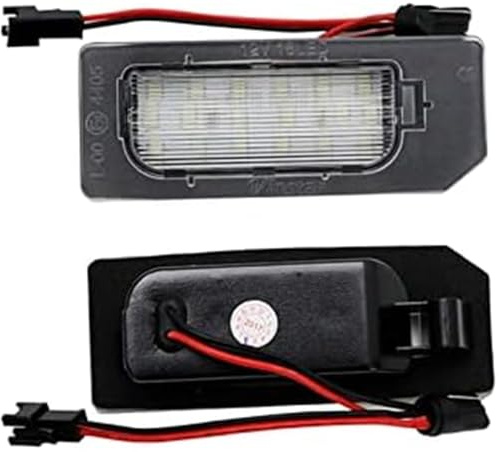Vuzmode Luce targa a LED da 12 V, for Mitsubishi, ASX Outlander Sport 2011-2020, gruppo luce targa bianca Illuminazione della targa dell'auto
